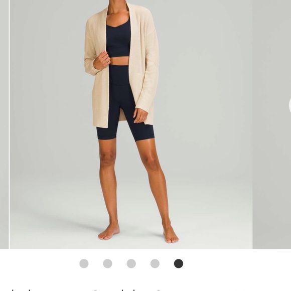 lululemon athletica Sweaters - Lululemon Cashlu Sweater Wrap in white opal